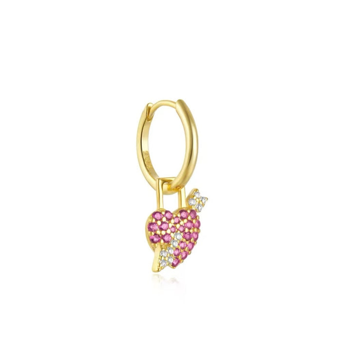Red Heart Charm Dangle