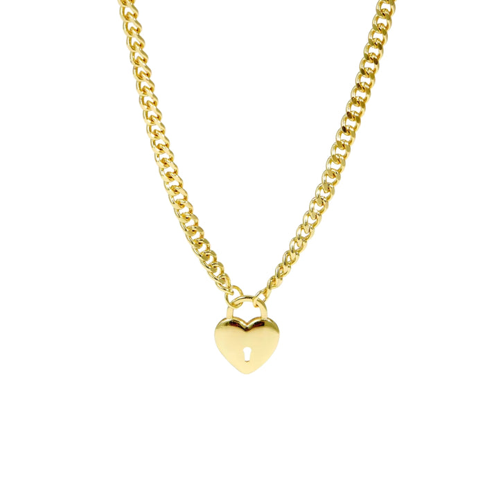 Heart Lock Necklace