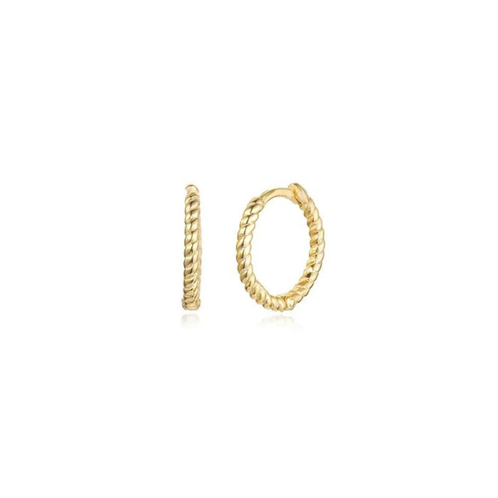 Twisted Mini Hoops