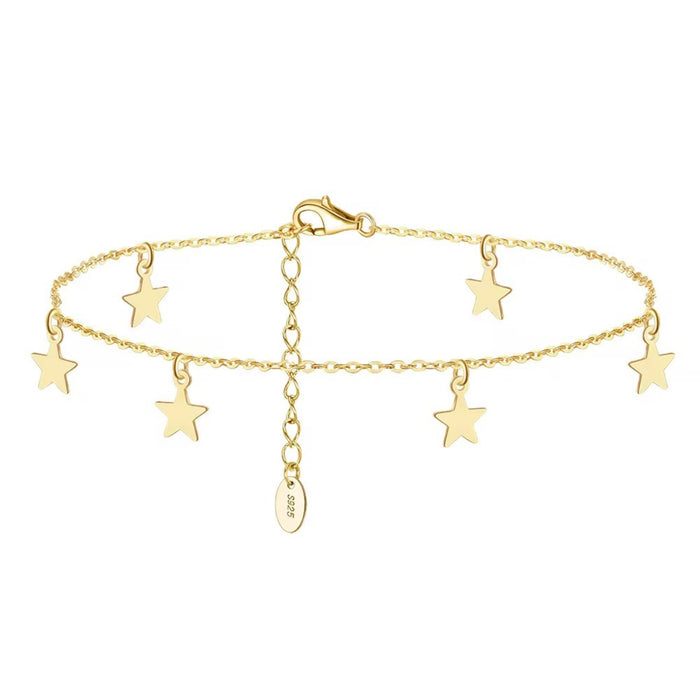 Golden Stars Anklet