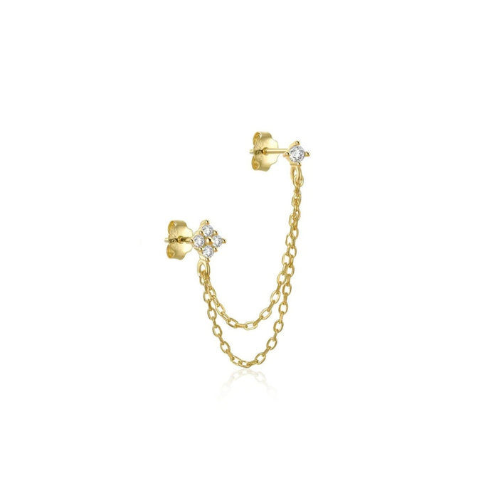 Flower Double Stud Chain