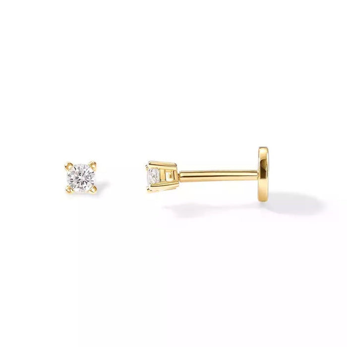 Zircon Flat Back Stud