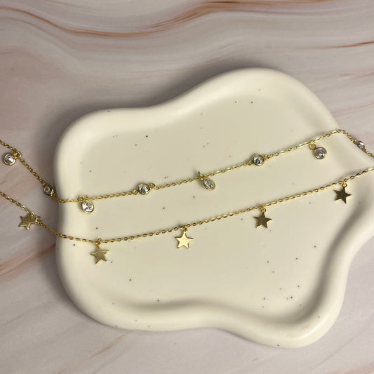 Diamond Bubble Anklet