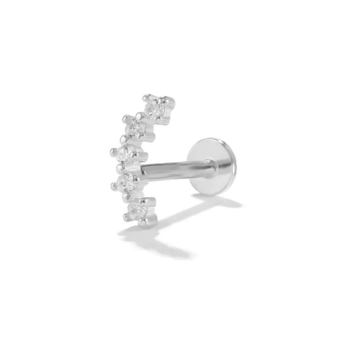 Curved Flat Back Stud