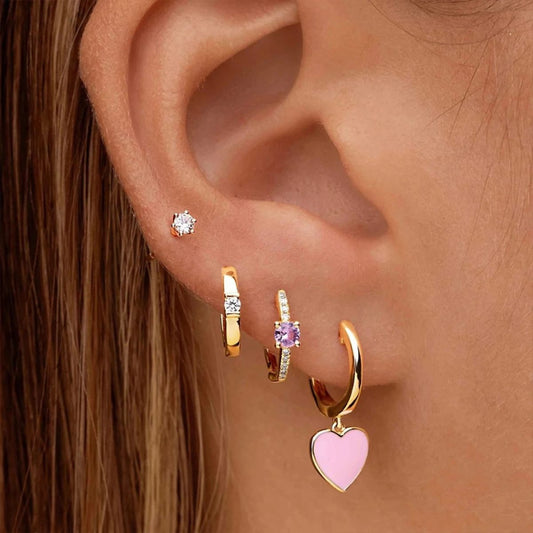 Channel-Set Solitaire Hoops