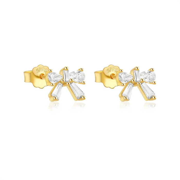 Ribbon Bow Studs
