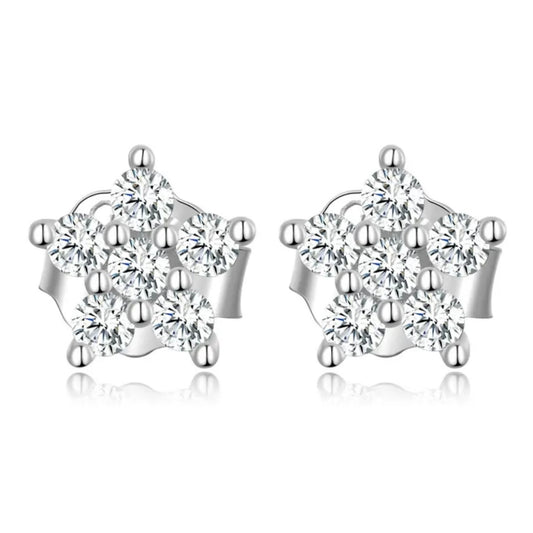 Marquise Flower Studs