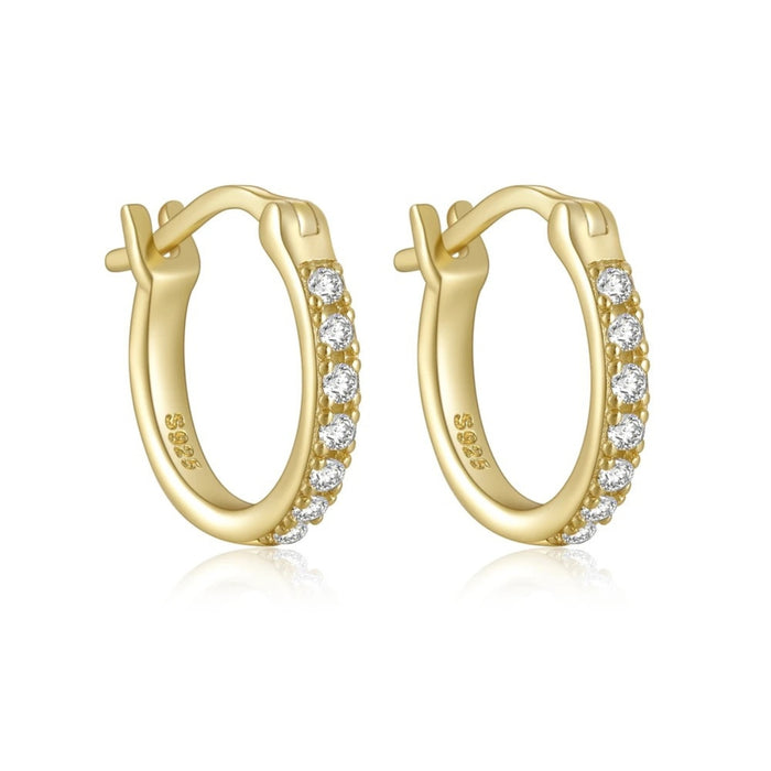 Colored Zirconia Hoops