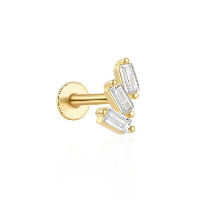Glow Bar Flat Back Stud