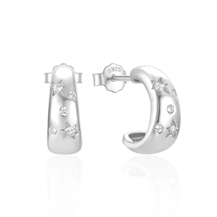 C-Shaped Starry Hoops