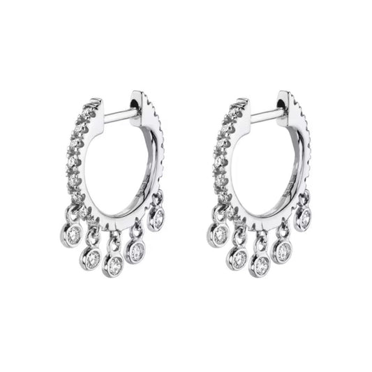 Diamond Bubble Flat Dangles