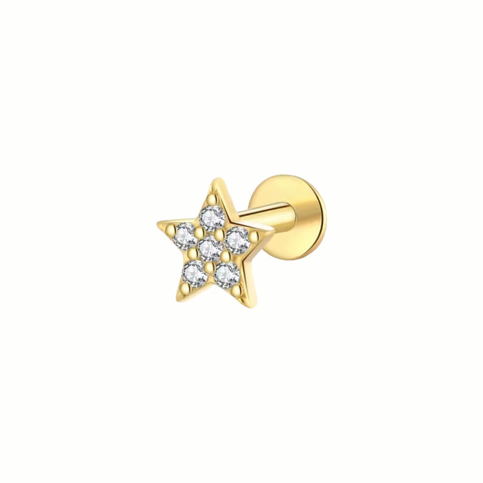 Mini Star Flat Back Stud