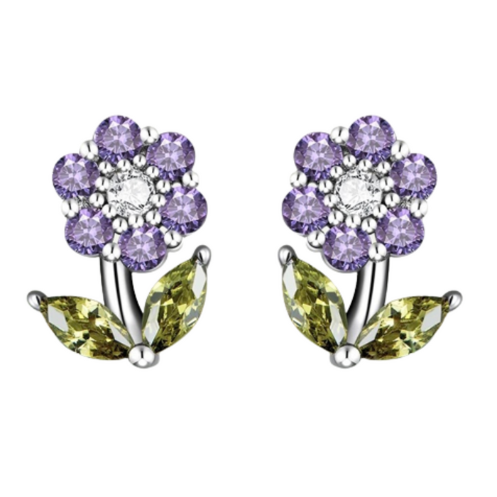 Delicate Flower Studs