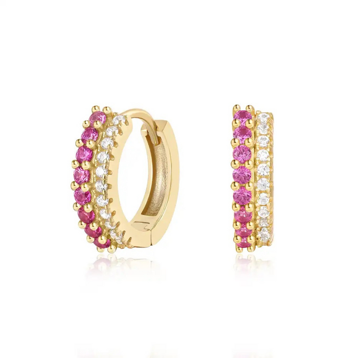 Double Row Hoops