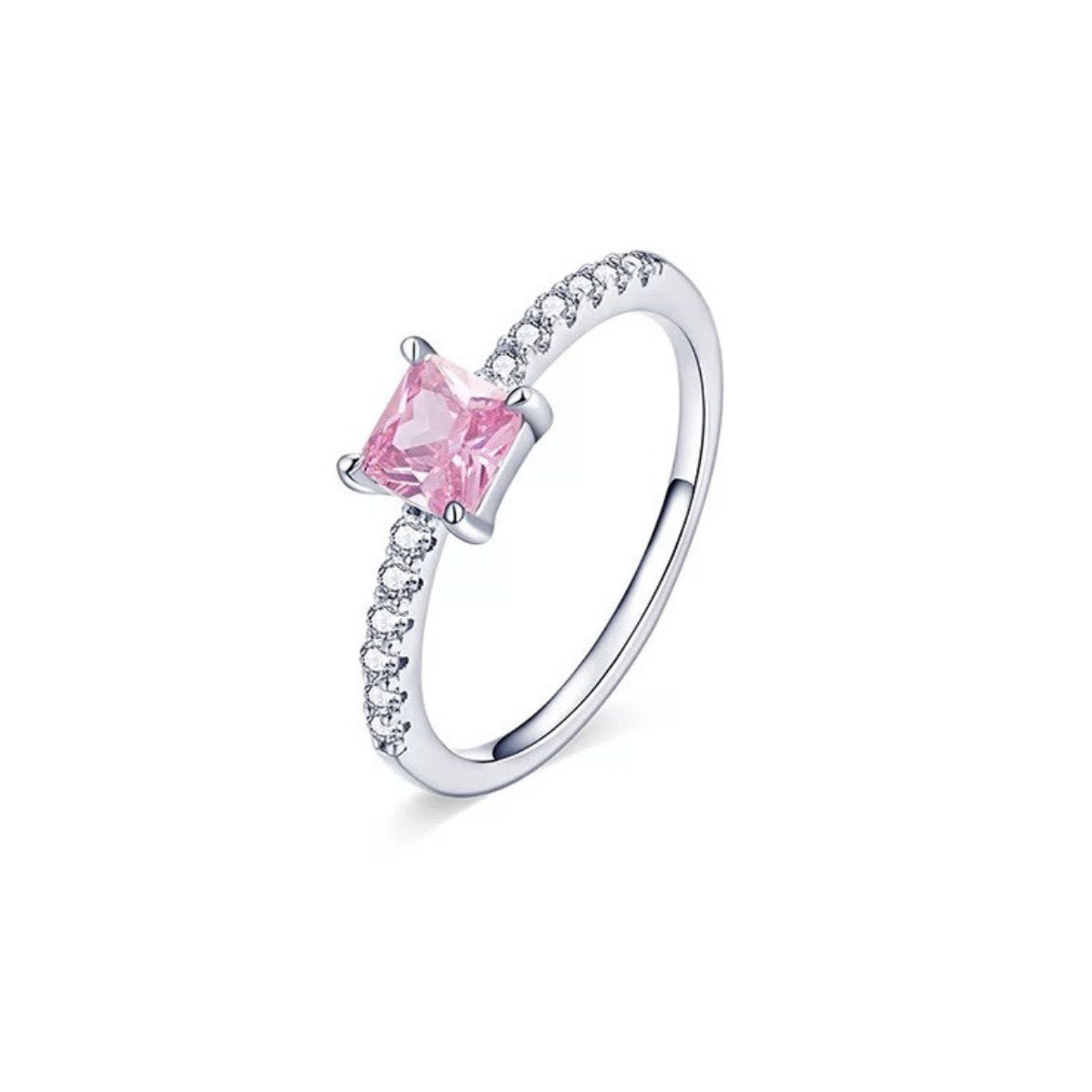Pink Square Ring