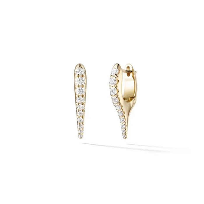 Diamond Spike Hoops