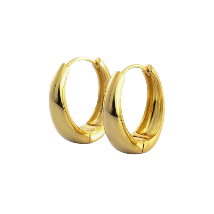 Oval Plain Hoops
