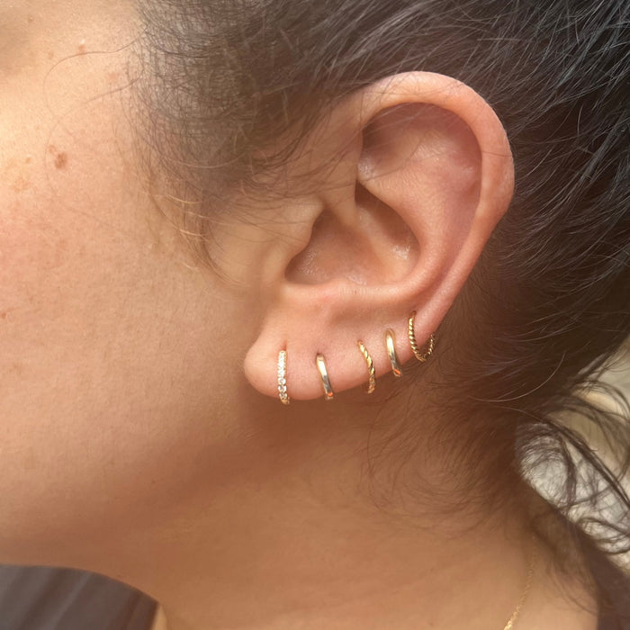 Zirconia Mini Hoops