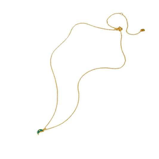 Diamond Moon Necklace