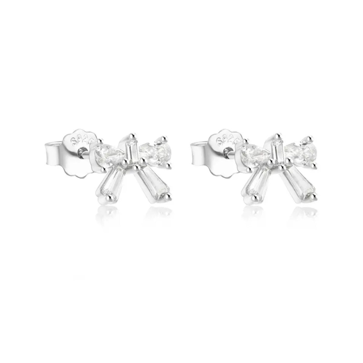 Ribbon Bow Studs