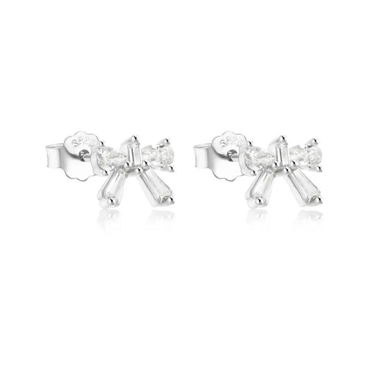 Ribbon Bow Studs