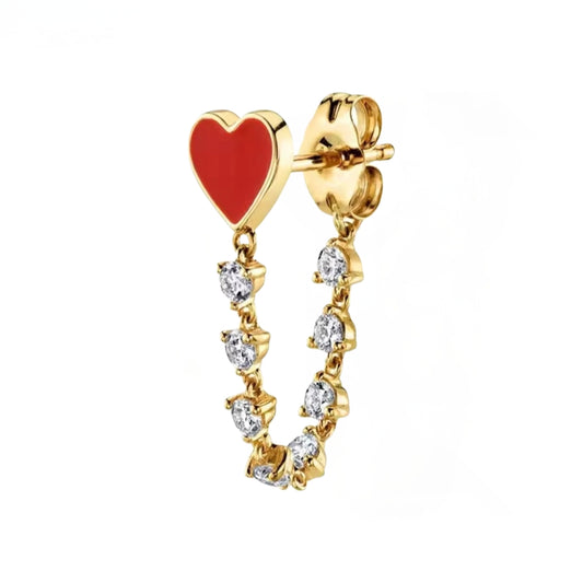 Heart Chain Tassel