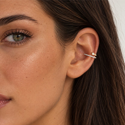 Starlit Orbit Ear Cuff