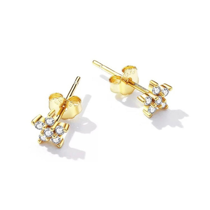 Marquise Flower Studs
