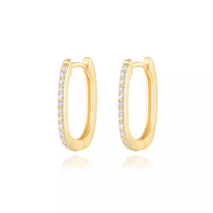 Mini U-Shaped Zirconia Hoops