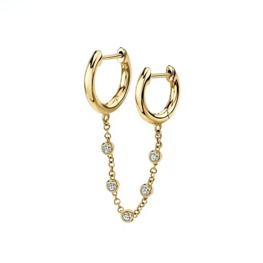 Starlight Double Hoop Chain