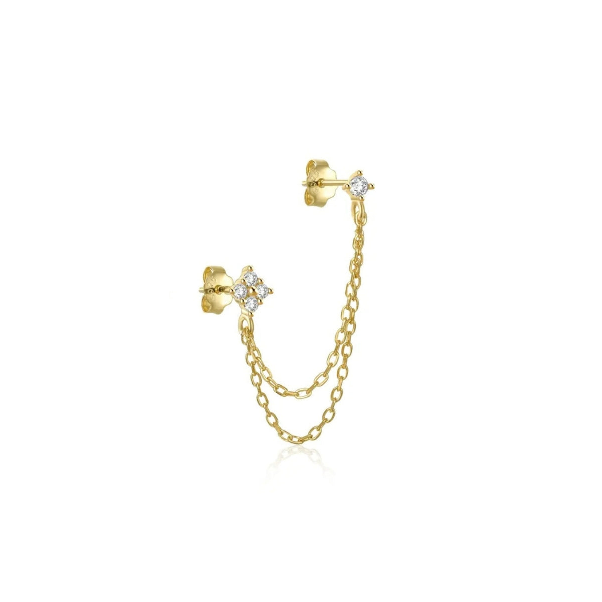 Flower Double Stud Chain