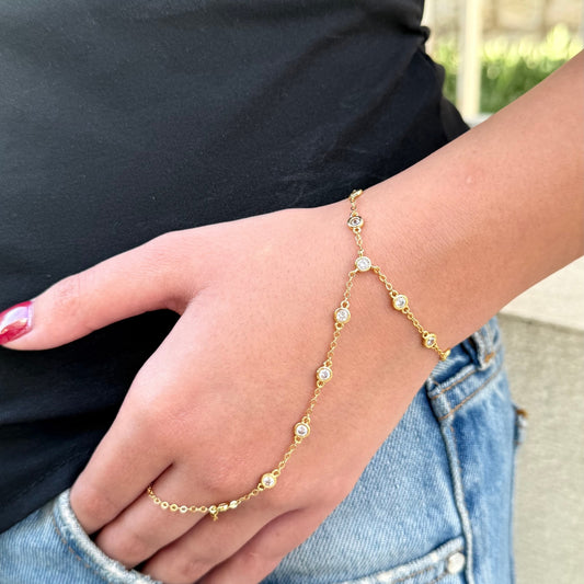 Diamond Bubble Hand Chain