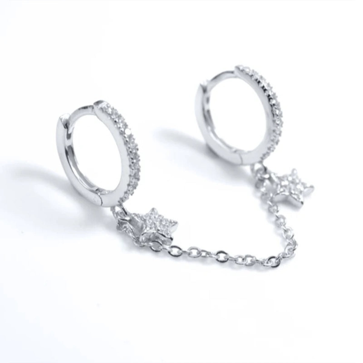 Dual Star Hoops Chain