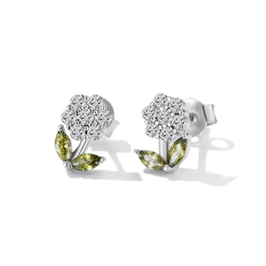 Delicate Flower Studs