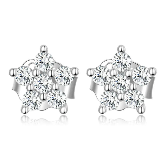 Marquise Flower Studs