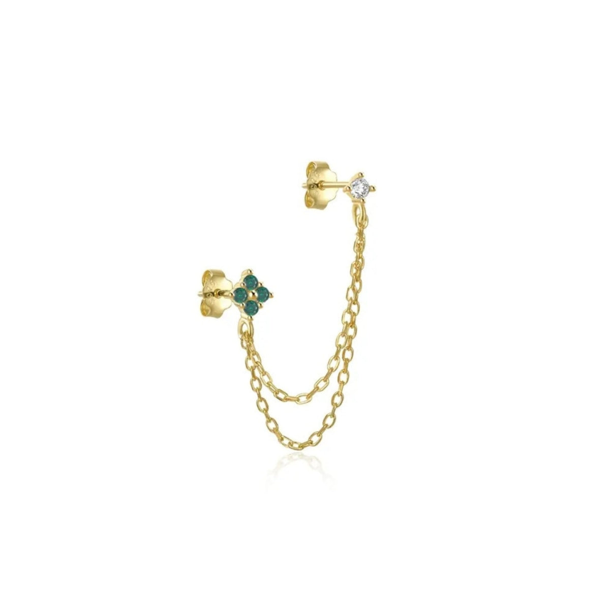 Flower Double Stud Chain