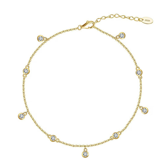 Diamond Bubble Anklet