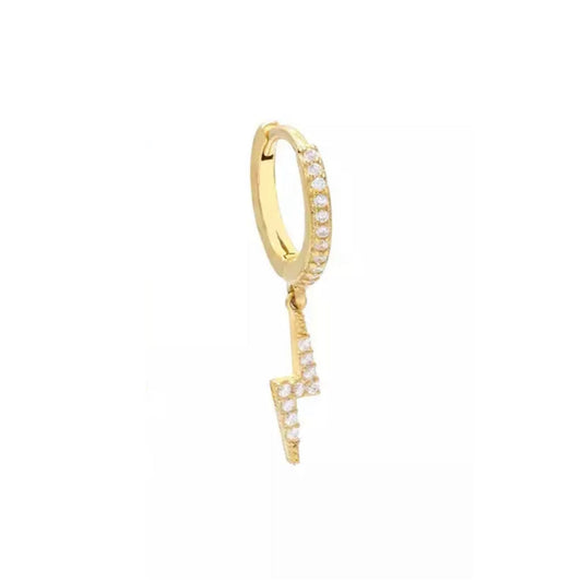 Lightning Zirconia Bolt Dangle