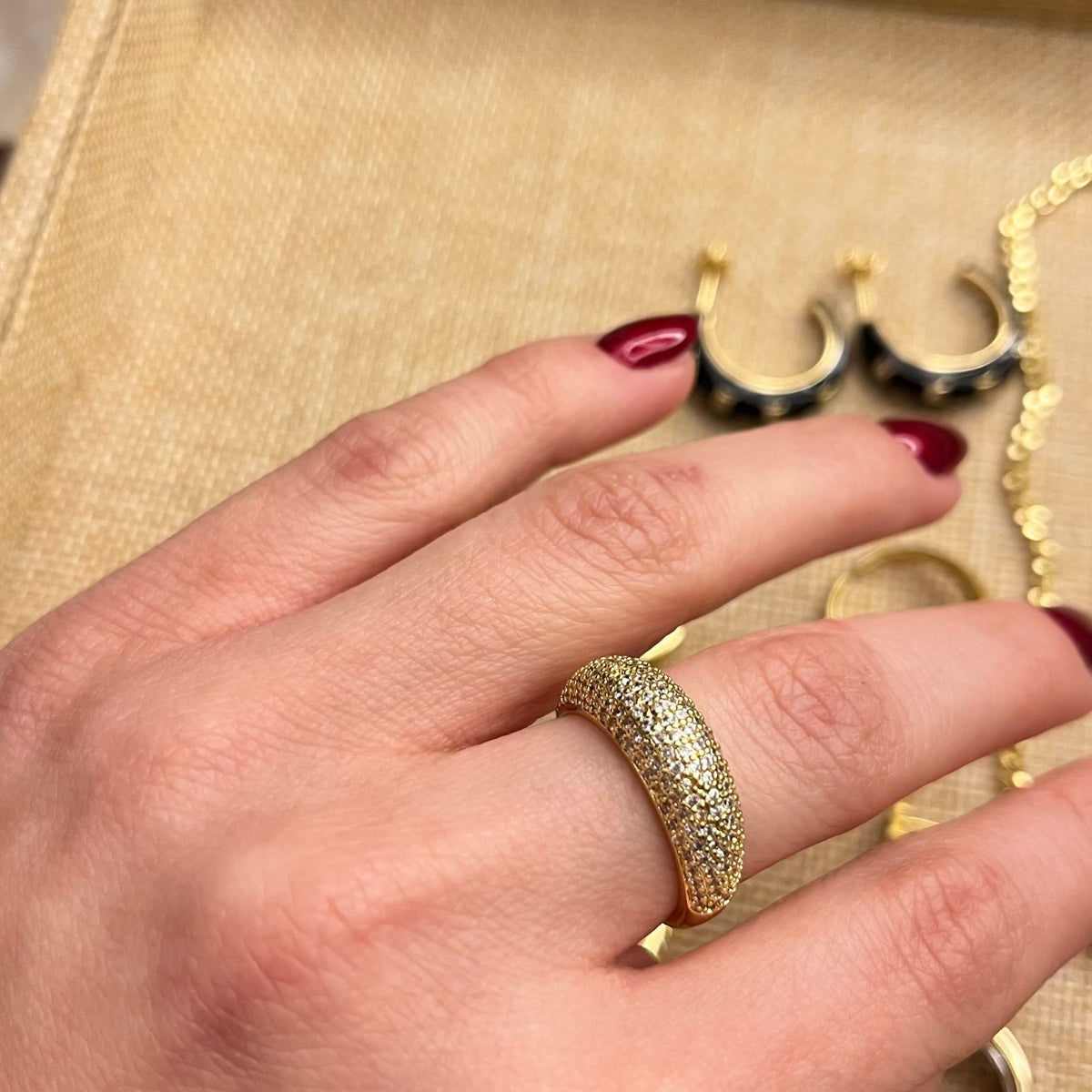 Diamond Dome Ring