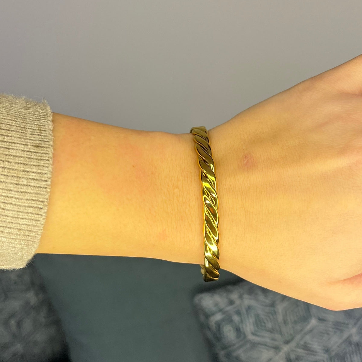 Twisted Cuff Bangle