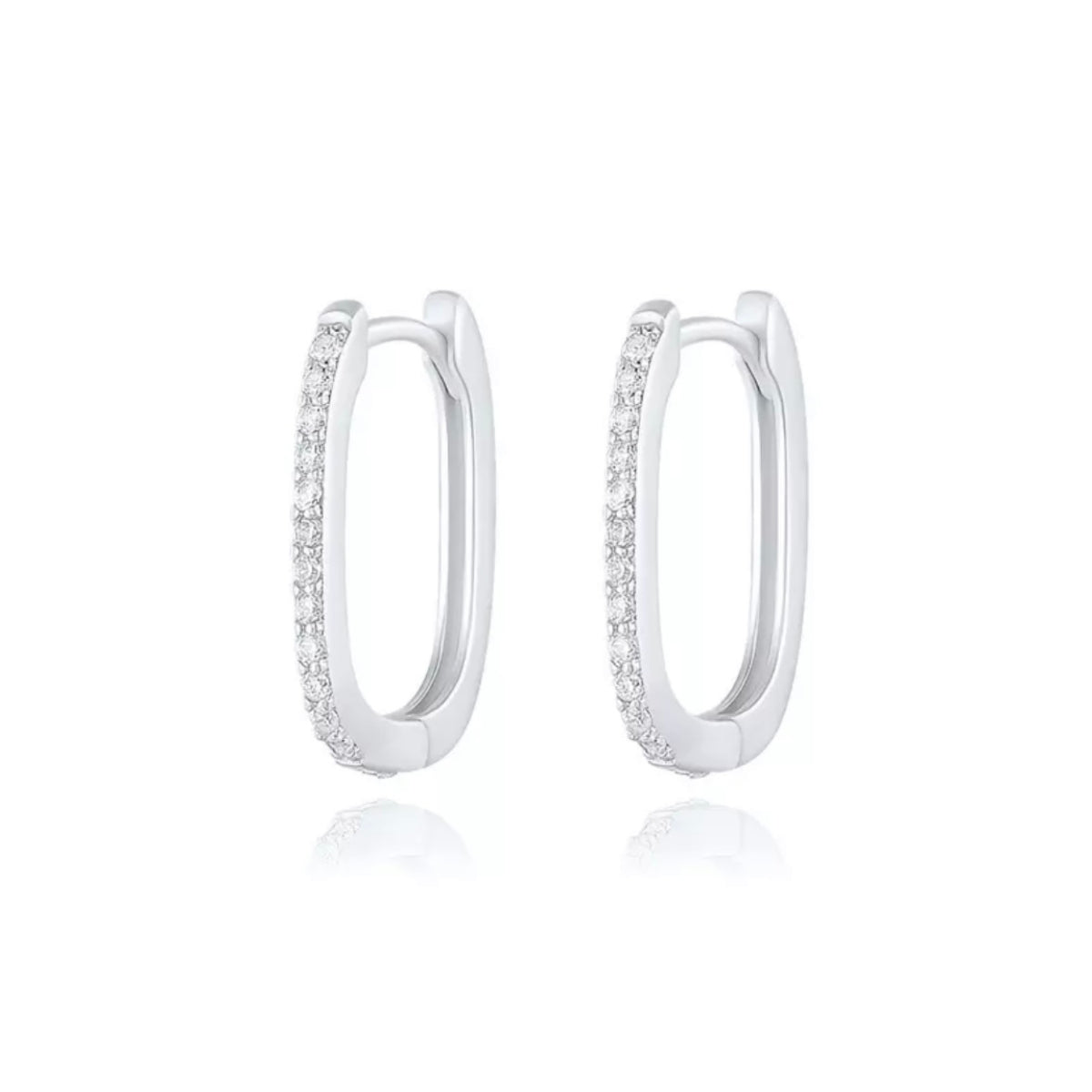 Mini U-Shaped Zirconia Hoops