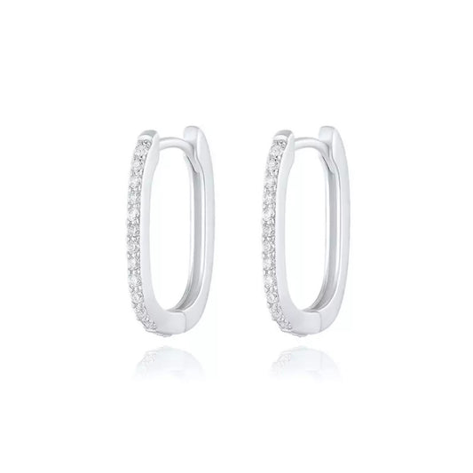 Mini U-Shaped Zirconia Hoops