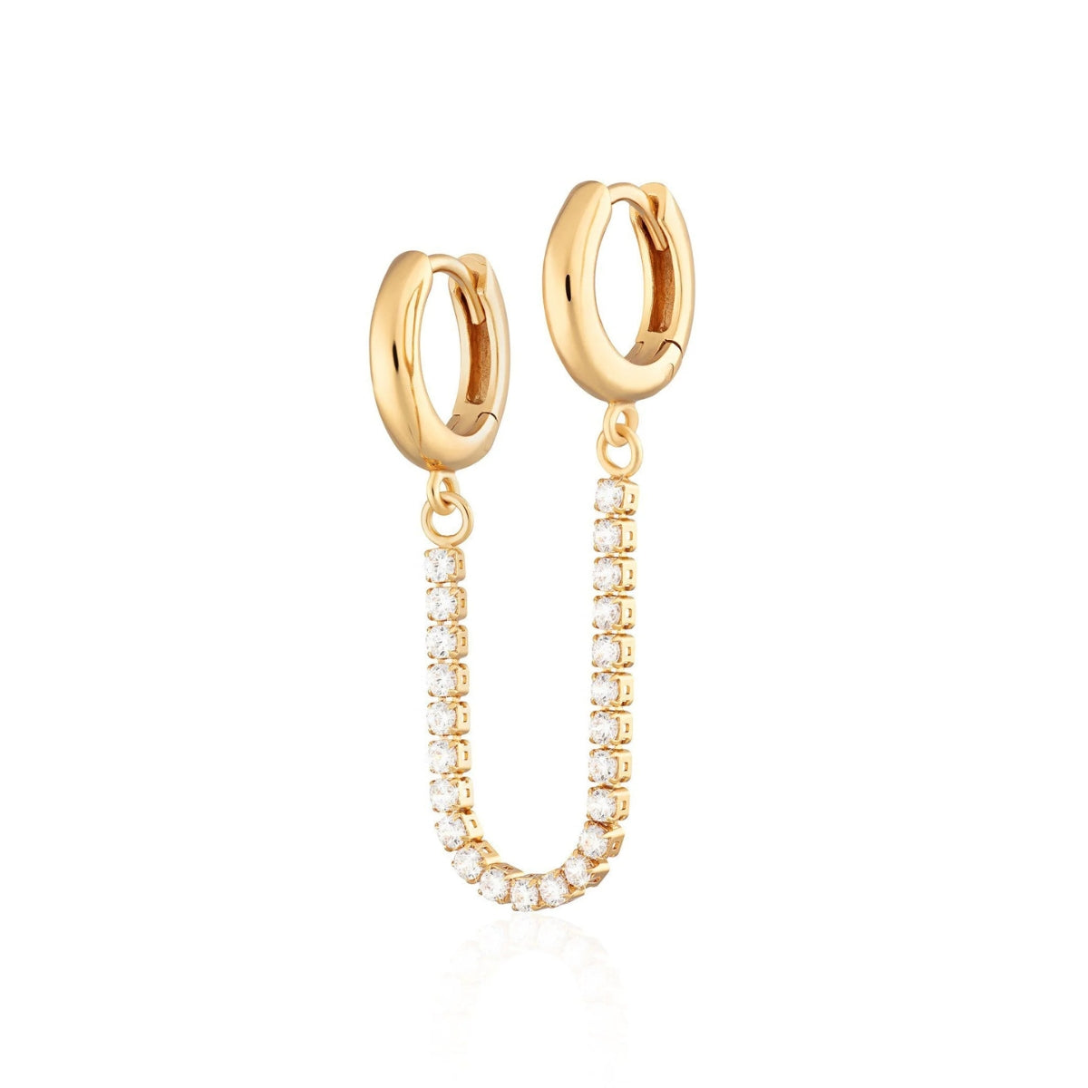 Tennis Double Hoop Chain