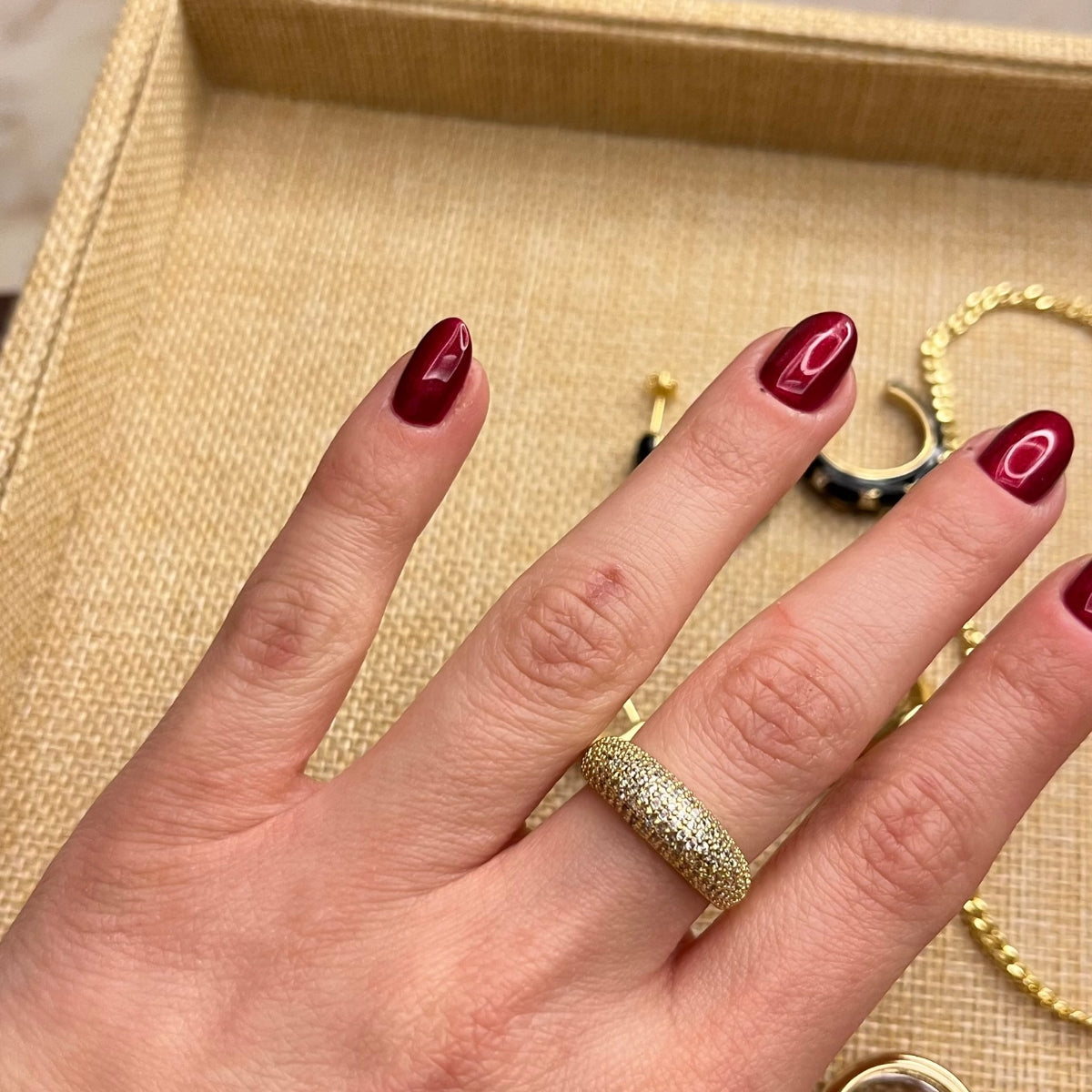 Diamond Dome Ring
