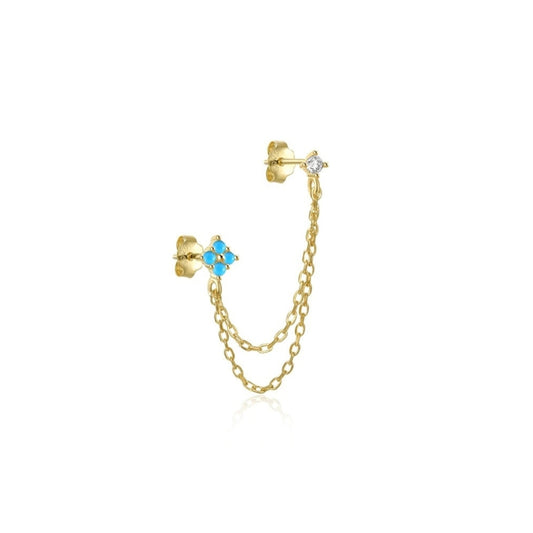 Flower Double Stud Chain