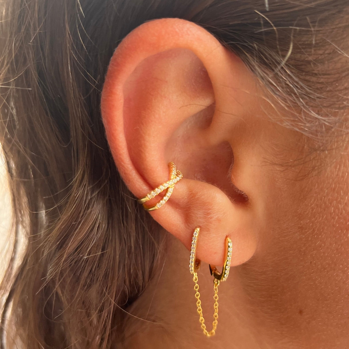 Cross Ear Cuff