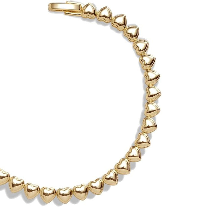Heart Tennis Bracelet