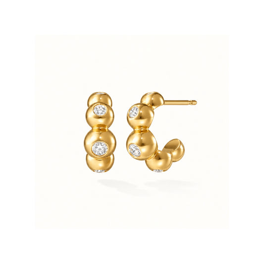 Mini Bubble Half-Moon Hoops