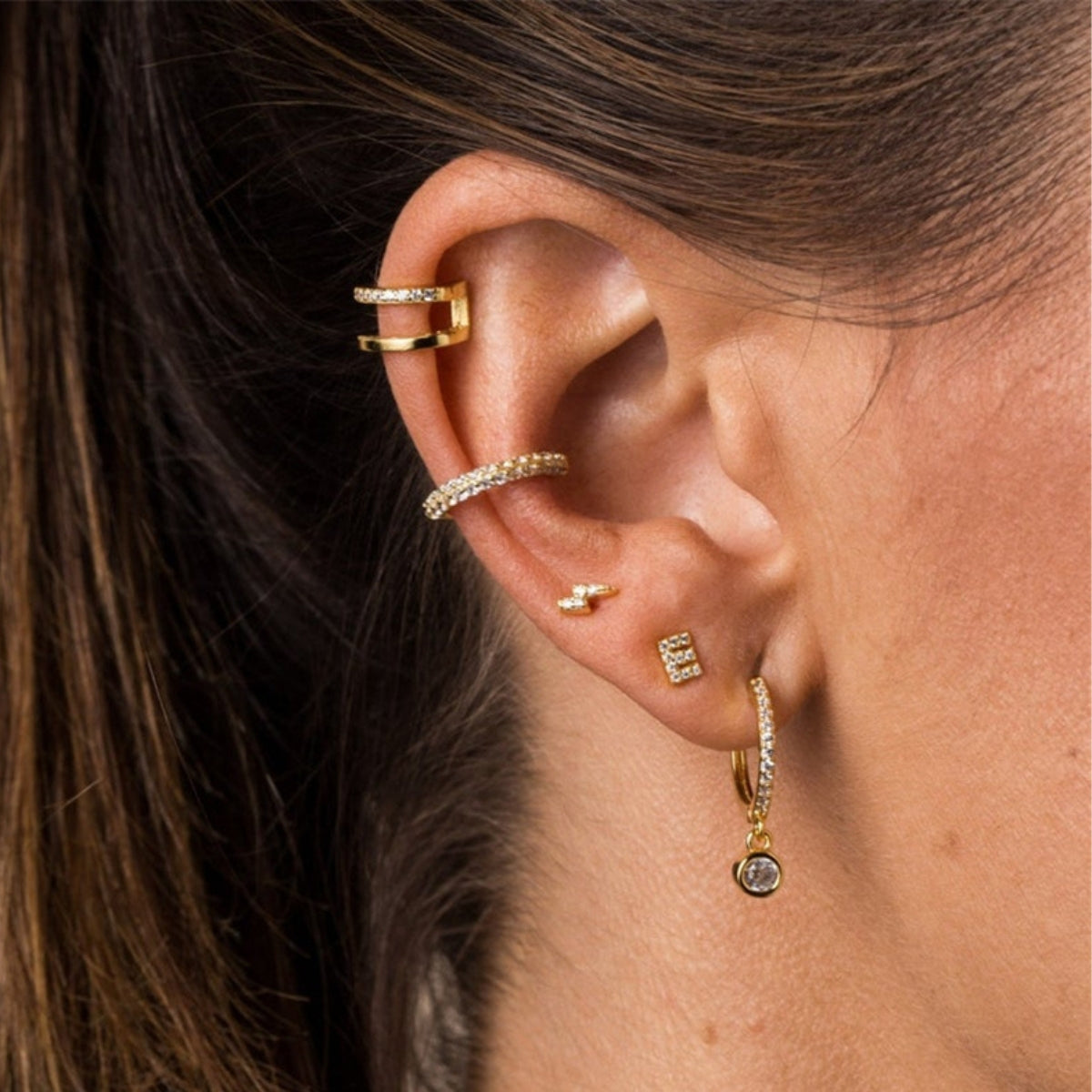 Lightning Bolt Studs