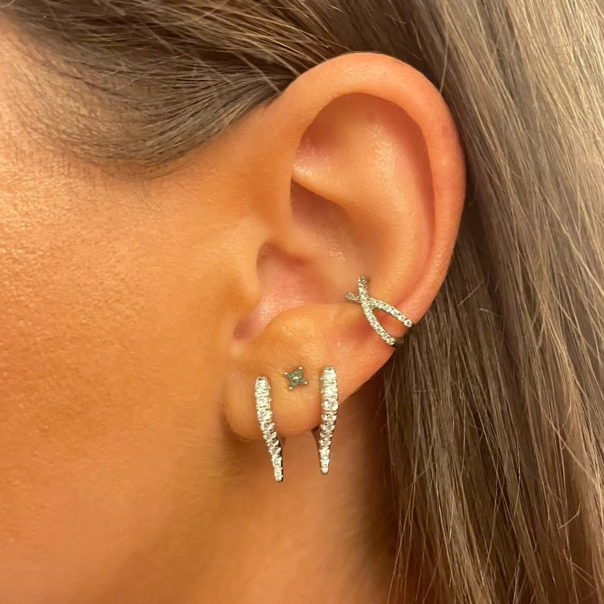 Cross Ear Cuff